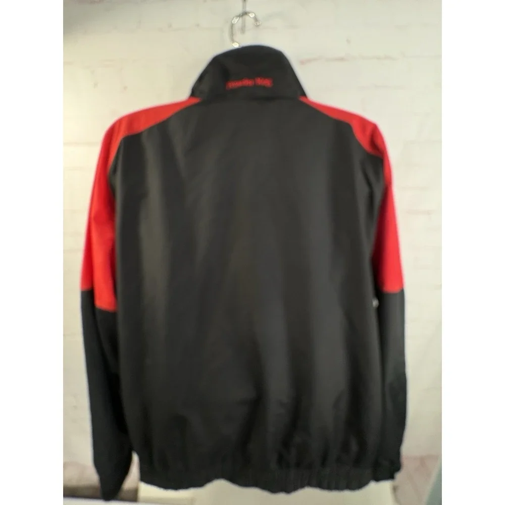 Vintage Columbia‎ Sportswear Powder Keg Ski Jacket Red Black Nylon Men's XL 80's